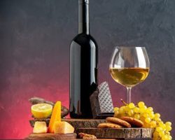 Bouton de lien vers section prestation gourmande.